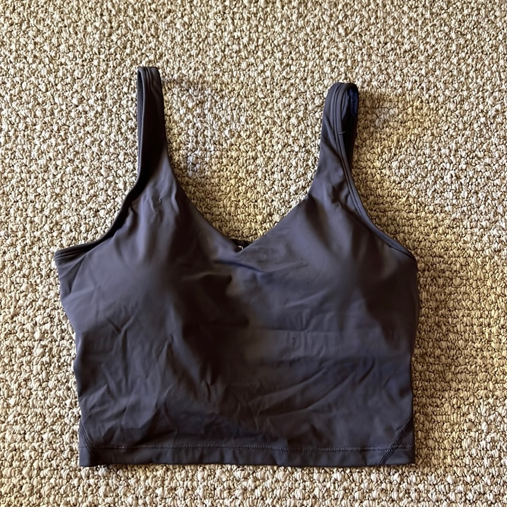 Purple Sports Bra Top